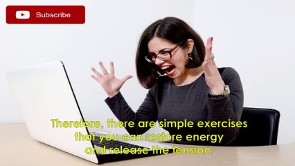 How to get rid of stress in just 5 minutes! 6 quick and simple exercises / Natural Master No.1