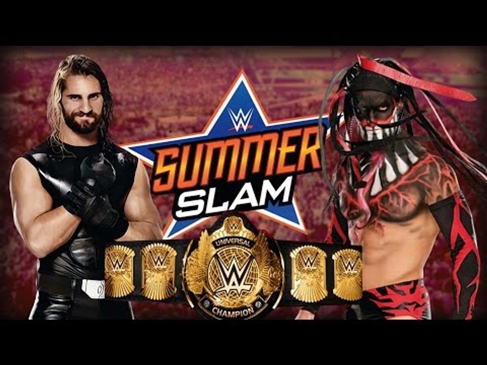 WWE SummerSlam 2016 - Finn Balor vs Seth Rollings - WWE Universal Championship