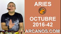 ARIES OCTUBRE 2016-9 al 15 de octubre-Horoscopo del Amor Solteros Parejas-Tarot-ARCANOS.COM