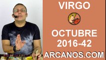 VIRGO OCTUBRE 2016-9 al 15 de octubre-Horoscopo del Amor Solteros Parejas-Tarot-ARCANOS.COM