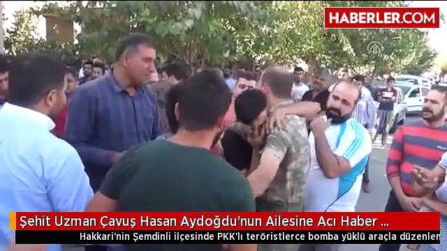 Şehit Uzman Çavuş Hasan Aydoğdu'nun Ailesine Acı Haber Verildi