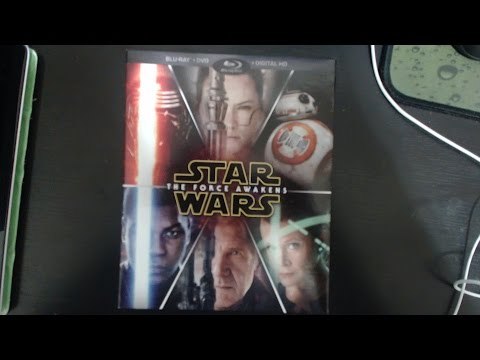 Star Wars The Force Awakens - Target Exclusive Blu-Ray Unboxing