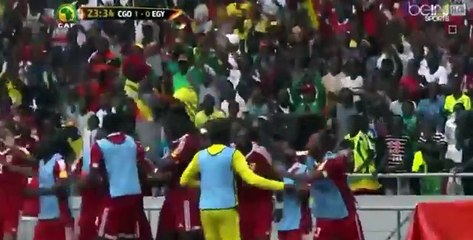 بالفيديو.. الكونغو تتقدم بالهدف الأول فى شباك المنتخب