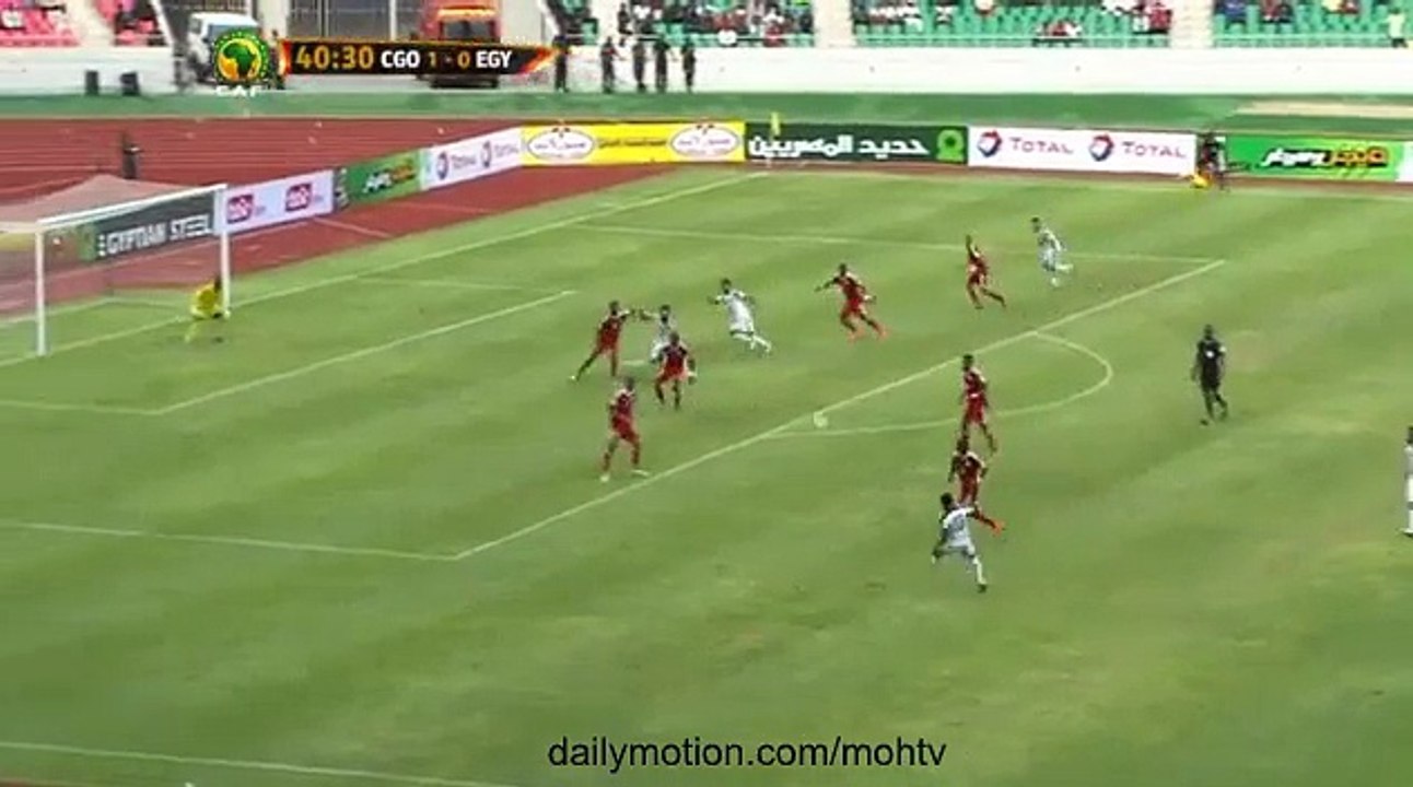 2016.10.09 اهداف مصر والكونغو 1-1 هدف محمد صلاح