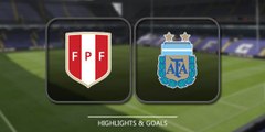 Peru vs Argentina 2-2 2016 All Goals & Highlights WC Qualification South America 07/10/2016 HD