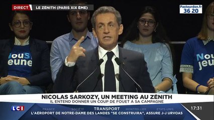 Sarkozys'oppose à cette élite qui aime "avec son panier, en osier, aller acheter des œufs frais"