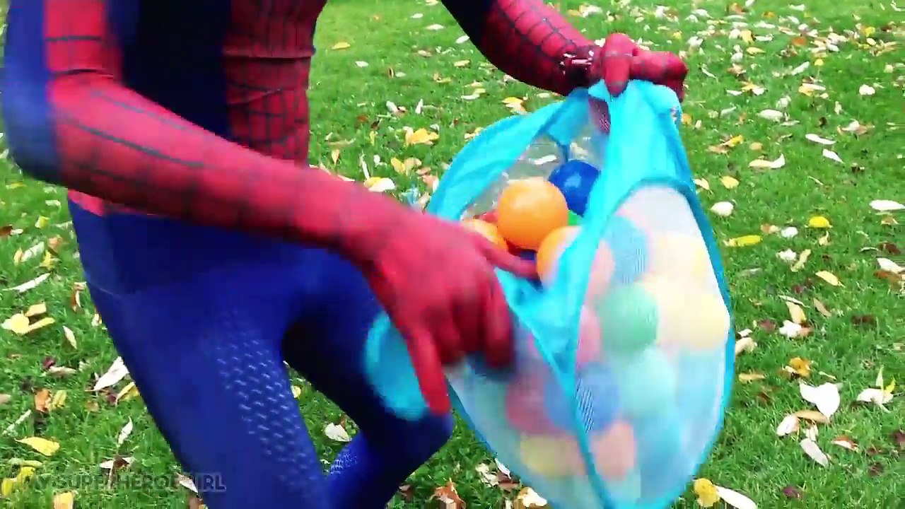 Spiderman vs Venom in Real Life! Spider-man Bowling Fun Movie Party