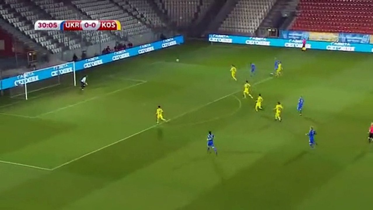 Artem Kravets Goal  Ukraine 1-0  vs Kosovo 09.10.2016 HD