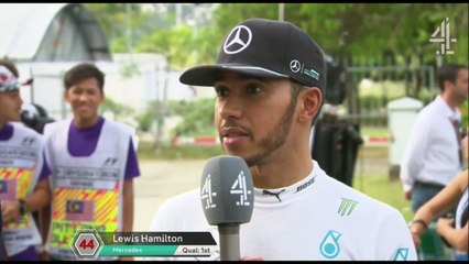 C4F1: Lewis Hamilton Post Quailfying interview (2016 Malaysia Grand Prix)