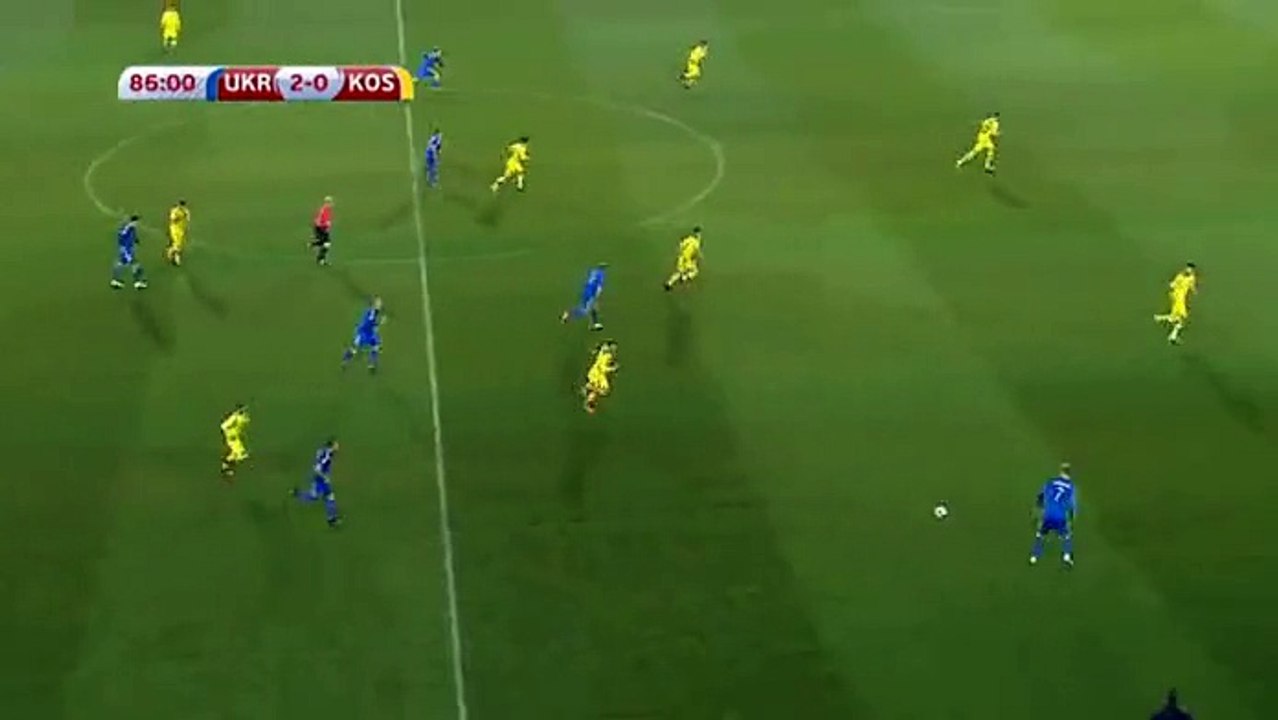 Ruslan Rotan Goal 3-0 Ukraine vs Kosovo