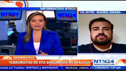 "ETA tiene poco que ofrecer y mucho que pedir": analista en políticas de seguridad y defensa a NTN24