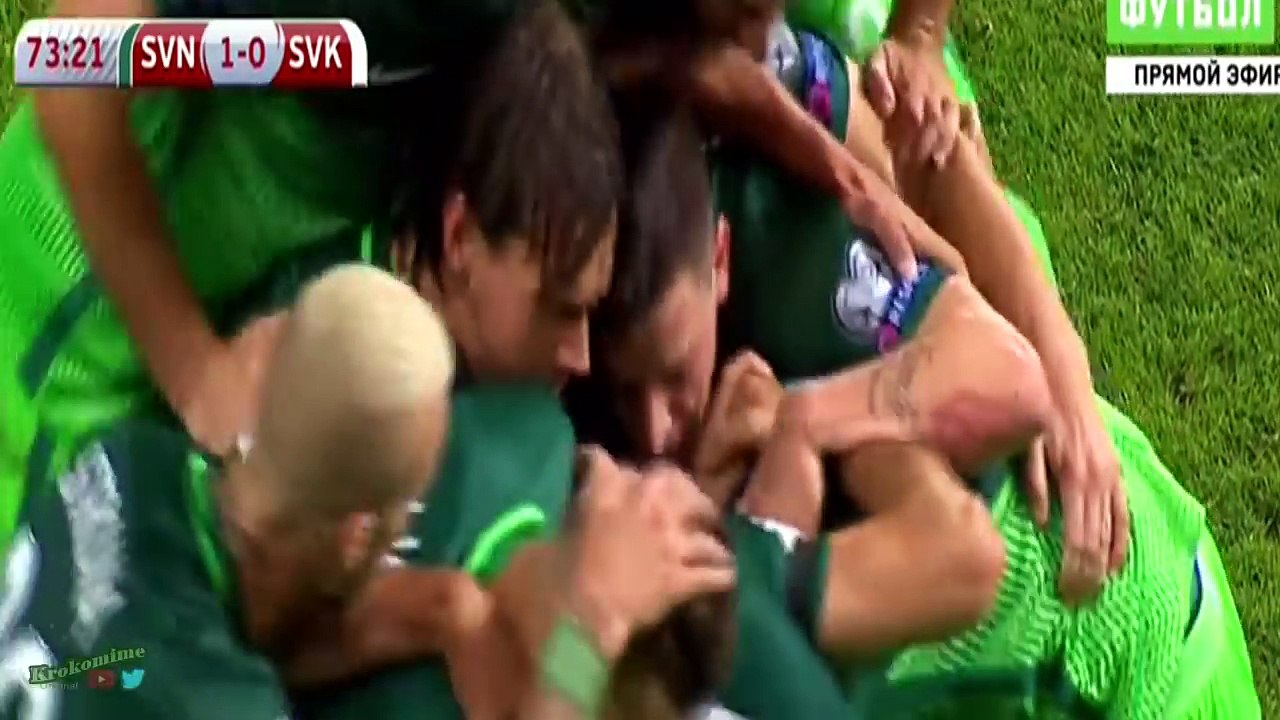 ★ SLOVENIA 1-0 SLOVAKIA ★ 2018 FIFA World Cup Qualifiers - Goal ★