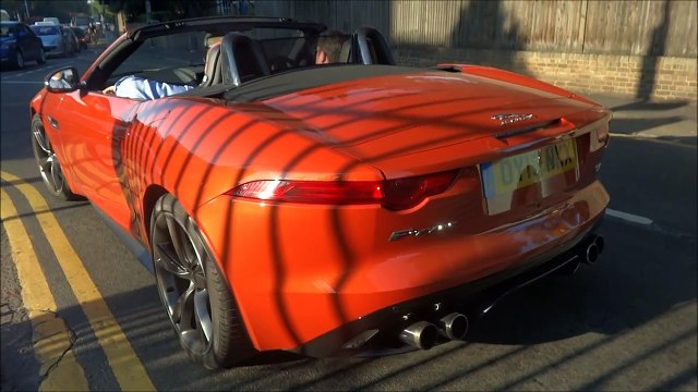 Jaguar F-Type V8 S: FURIOUS REVS and sounds!