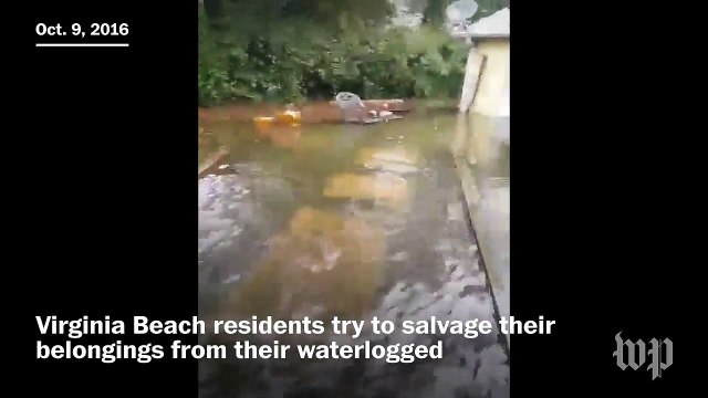 Virginia Beach residents deal with destruction caused by Hurricane Matthew