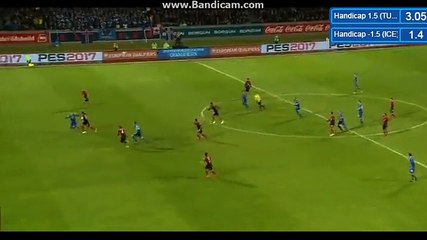 Alfreð Finnbogason Goal  Iceland 2-0 Turkey 10.10.2016 HD