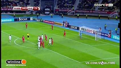 Andrea Belotti Goal HD - FYR Macedonia 0-1 Italy - 09.10.2016 HD
