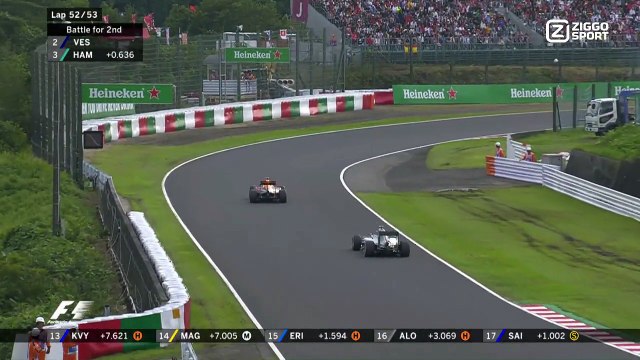 Max Verstappen vs Lewis Hamilton F1 Japan 2016 Race