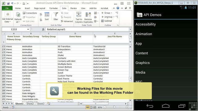 03. Creating Layouts Using Api Demos And The Graphical Layout Editor