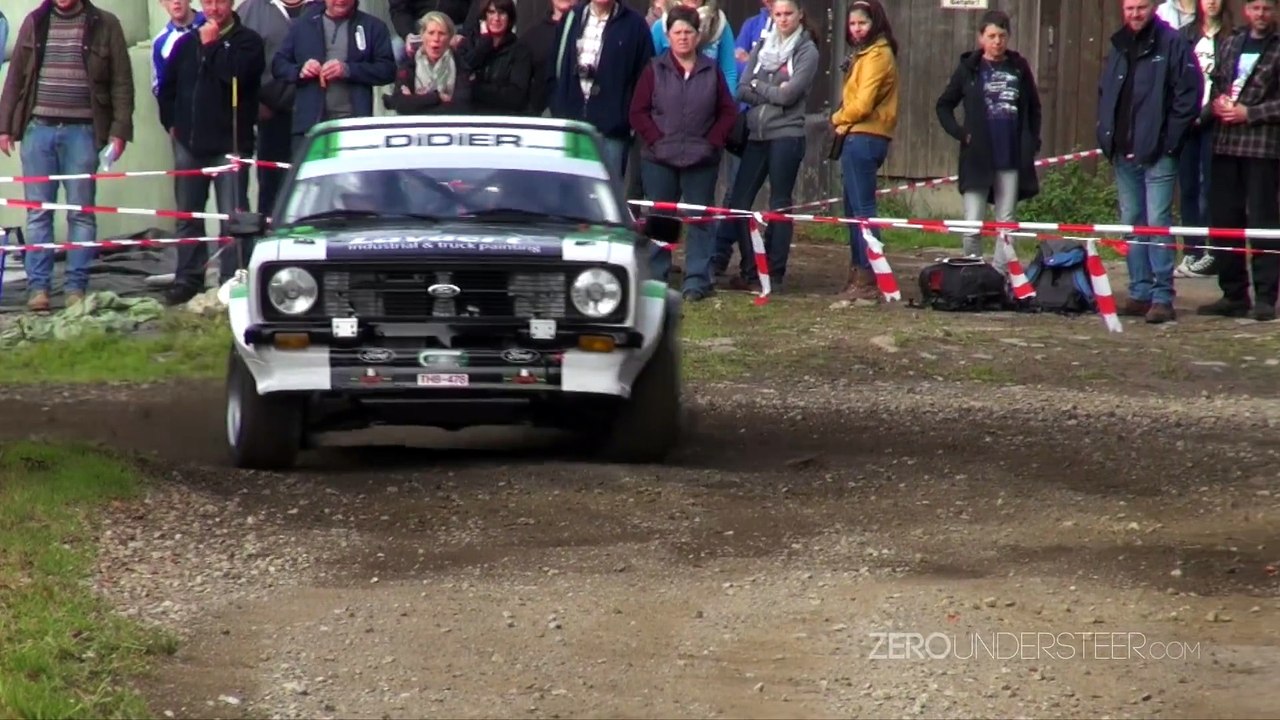 East Belgian Rally 2014   mistakes, close calls and flatout rally action [HD]