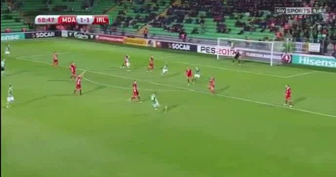 James McClean Goal - Moldova	1-2	Ireland 09.10.2016