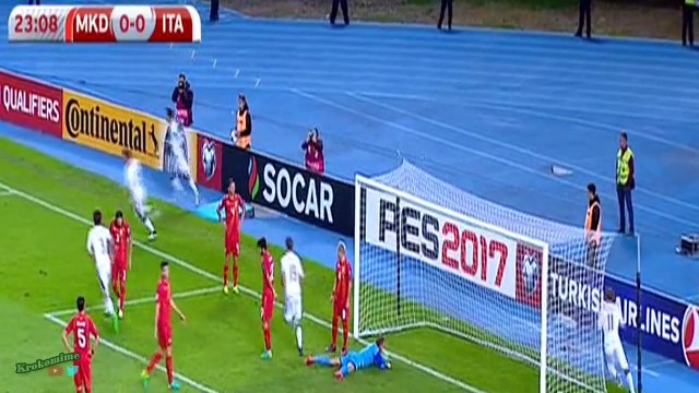 MACEDONIA 2-3 ITALY 2018 FIFA World Cup Qualifiers - All Goals 09-10-2016 HD