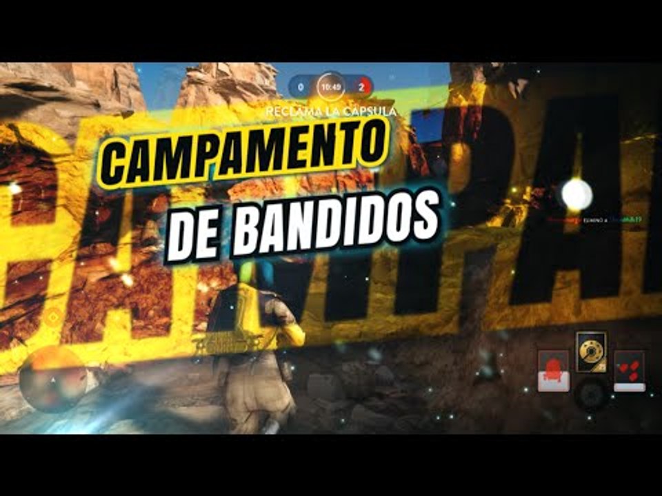Gameplay en Campamento de Bandidos Nuevo Mapa en zona de impacto Star Wars Battlefront