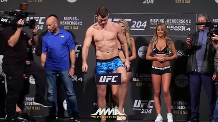 UFC 204 Weigh-Ins: Michael Bisping vs. Dan Henderson 2 Staredown