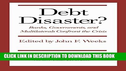 [PDF] Debt Disaster?: Banks, Government and Multilaterals Confront the Crisis (Geonomics Institute