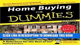 [PDF] Home Buying For Dummies CD 3rd Edition (For Dummies (Lifestyles Audio)) Popular Collection