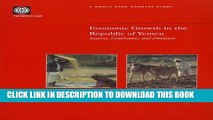 [PDF] Economic Growth in The Republic of Yemen: Sources, Constraints, and Potentials (Country