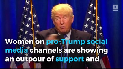 Trump’s female fans defend his comments about groping women