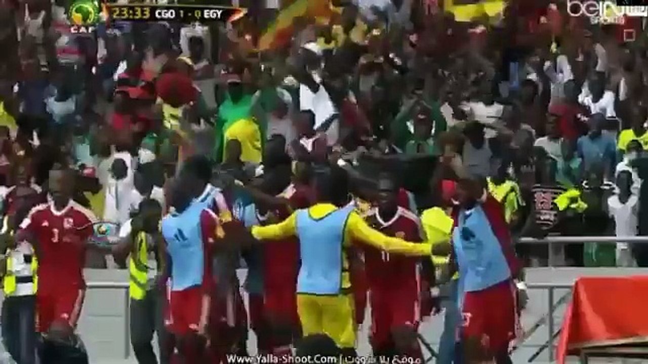 اهداف مباراة مصر والكونغو 2-1 الاهداف كاملة _ تصفيات كاس العالم 2018 _ تعليق علي محمد علي