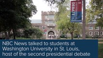 Students Share Their Thoughts Before Second Presidential Debate | NBC News