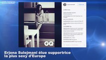 Erjona Sulejmani élue supportrice la plus sexy d’Europe