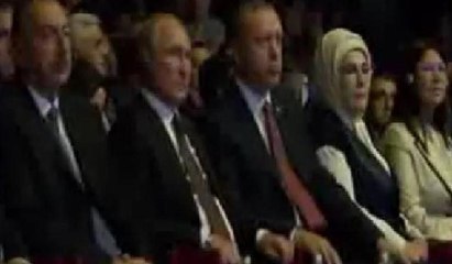 Enerji Kongresi'nde Erdoğan ile Putin yan yana