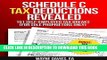 New Book Schedule C Tax Deductions Revealed: The Plain English Guide to 101 Self-Employed Tax