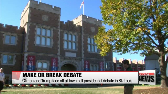 Clinton and Trump face off at second presidential debate