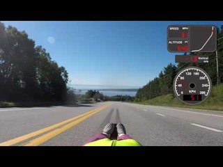 Street Luge Enthusiast Takes on l'Ultime Descente