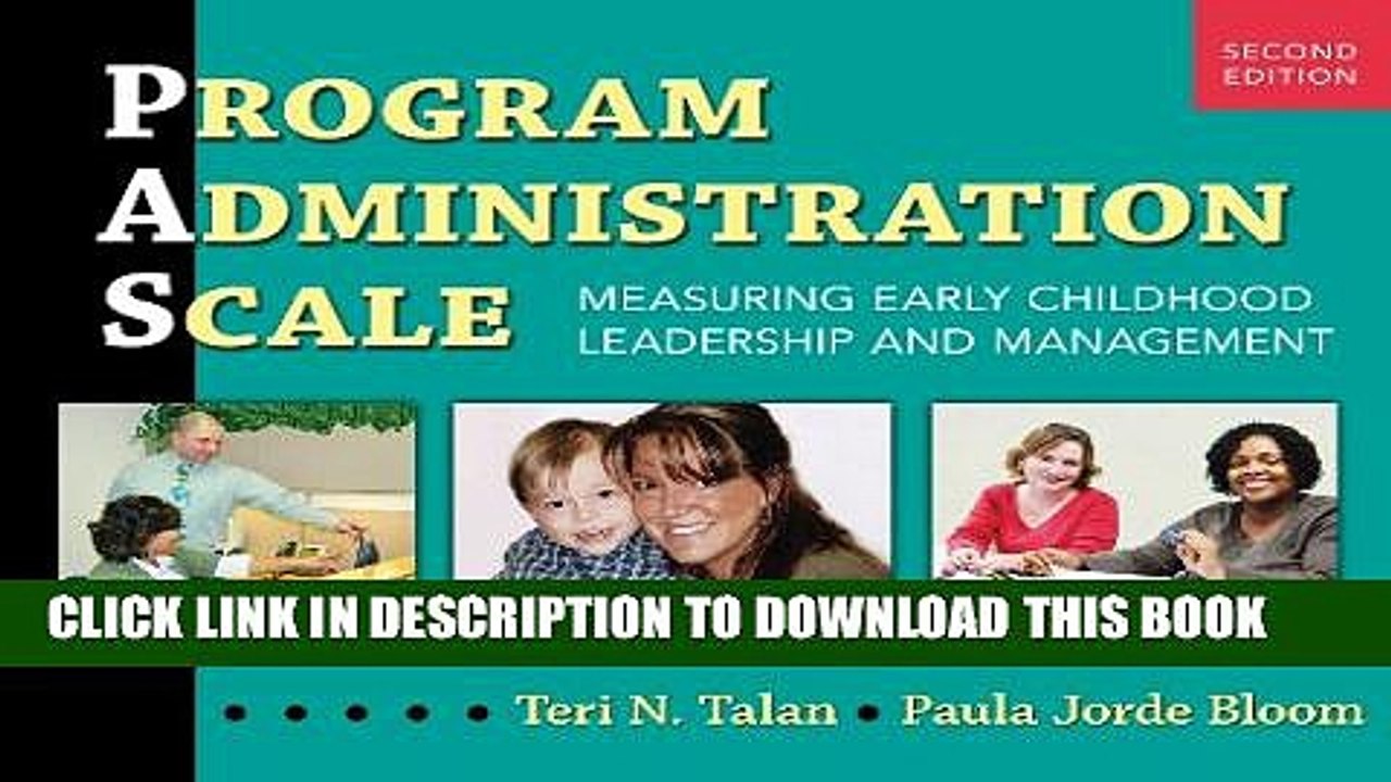 [PDF] Program Administration Scale Measuring Early Childhood