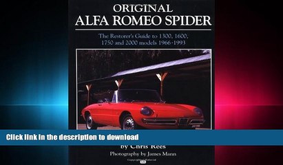 PDF ONLINE Original Alfa Spider (Original Series) FREE BOOK ONLINE
