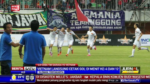 Tim Garuda Vs Vietnam Berakhir Imbang