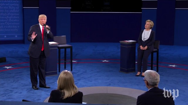 Trump exposes Syria strategy during second debate