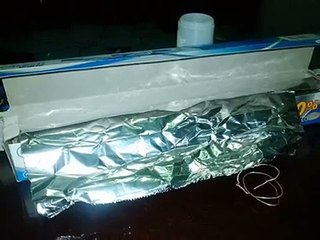 Capacitor casero con papel aluminio