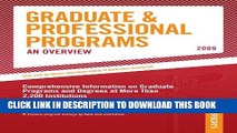 [Read PDF] Grad Guides Book 1:  Grad/Prof Progs Overvw 2009 (Peterson s Graduate   Professional