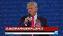 US Presidential Debate - Donald Trump slams Bill Clinton 