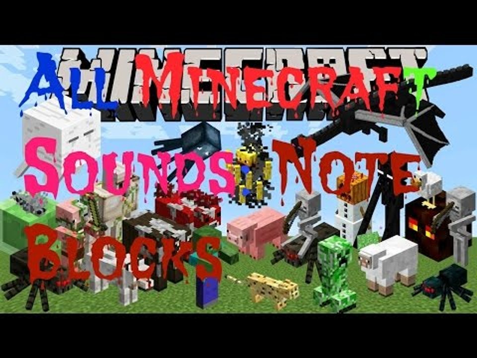 All Minecraft Sounds Note Block Noises