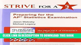 [PDF] Strive for 5: Preparing for the AP Statistics Examination to The Practice of Statistics