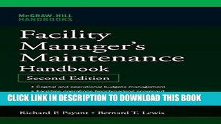Collection Book Facility Manager s Maintenance Handbook