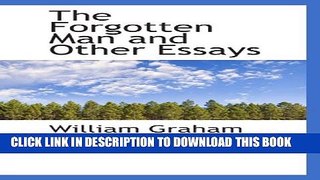 Collection Book The Forgotten Man and Other Essays