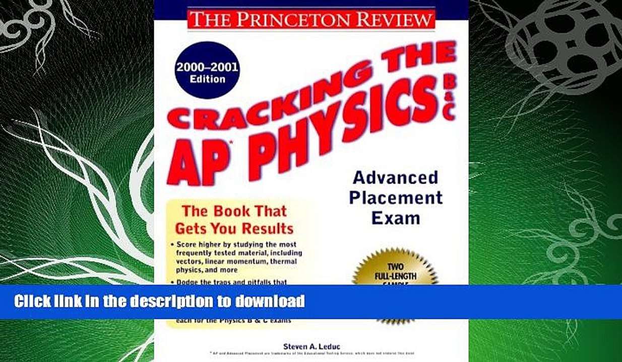 READ  Cracking the AP Physics, 2000-2001 Edition FULL ONLINE